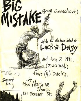 The Machine Shop - Morgantown, WV. 1991