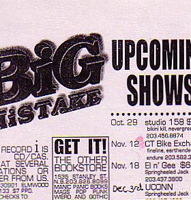 Postcard Flyer. 1994