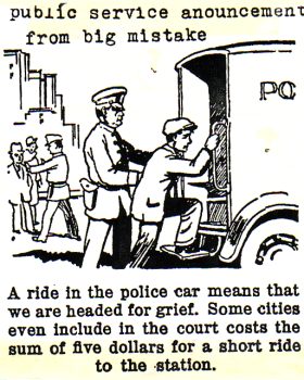 Public Service Postcard. 1989