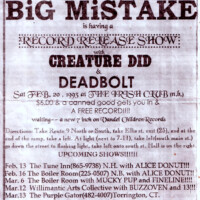 Record Release Flyer. 1993
