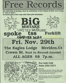 The Eagles Lodge - Meriden, CT. 1991 Photo by Chris White