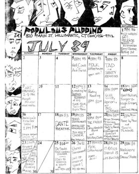 The Populous Pudding - Willimantic, CT. July 1989 Photo by The Populous Pudding